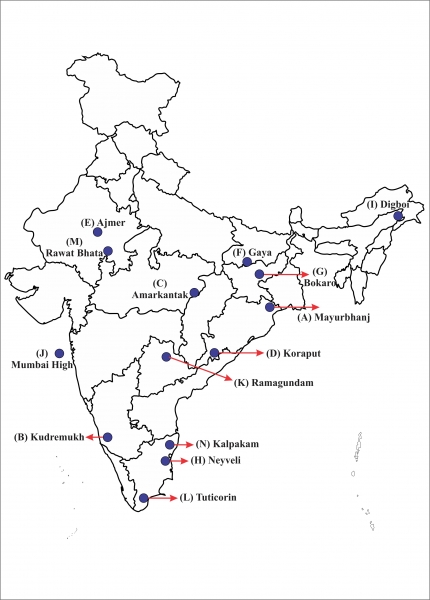 Bailadila Iron Ore Mines On Map Nirman Care - An Educational Blog - Welcome To Nirman Care - Class X